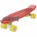 22'' Cruiser Complete Deck Skateboard Flash-light Glow Zero Noise Adult Kids Skateboard   
